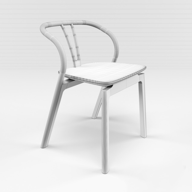 单体模型 椅子 餐椅 - 名师联智库-全球案例智能库