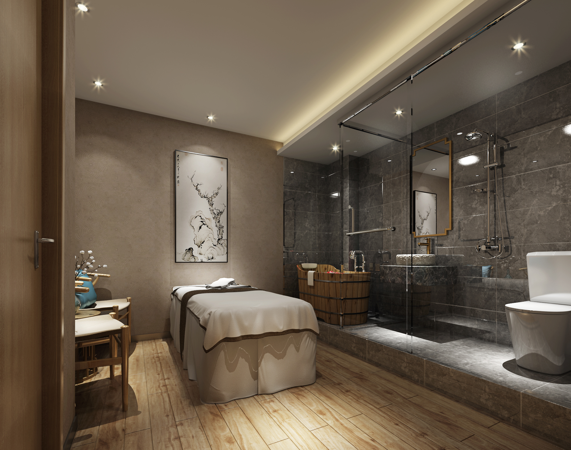 【名师联】新中式spa馆4 133296