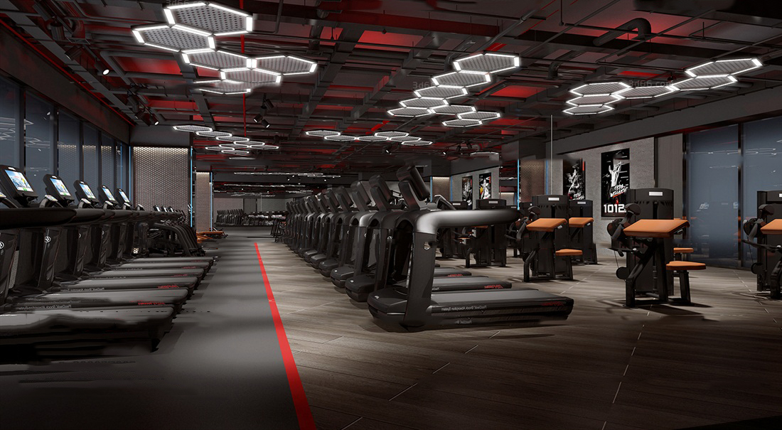 休闲娱乐 健身房 & 瑜伽馆 & 俱乐部 设计氛围 轻奢主义 场景模型