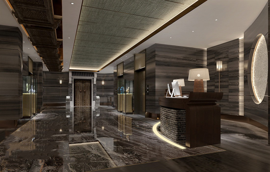 【名师联】东南亚风格前台模型3137173