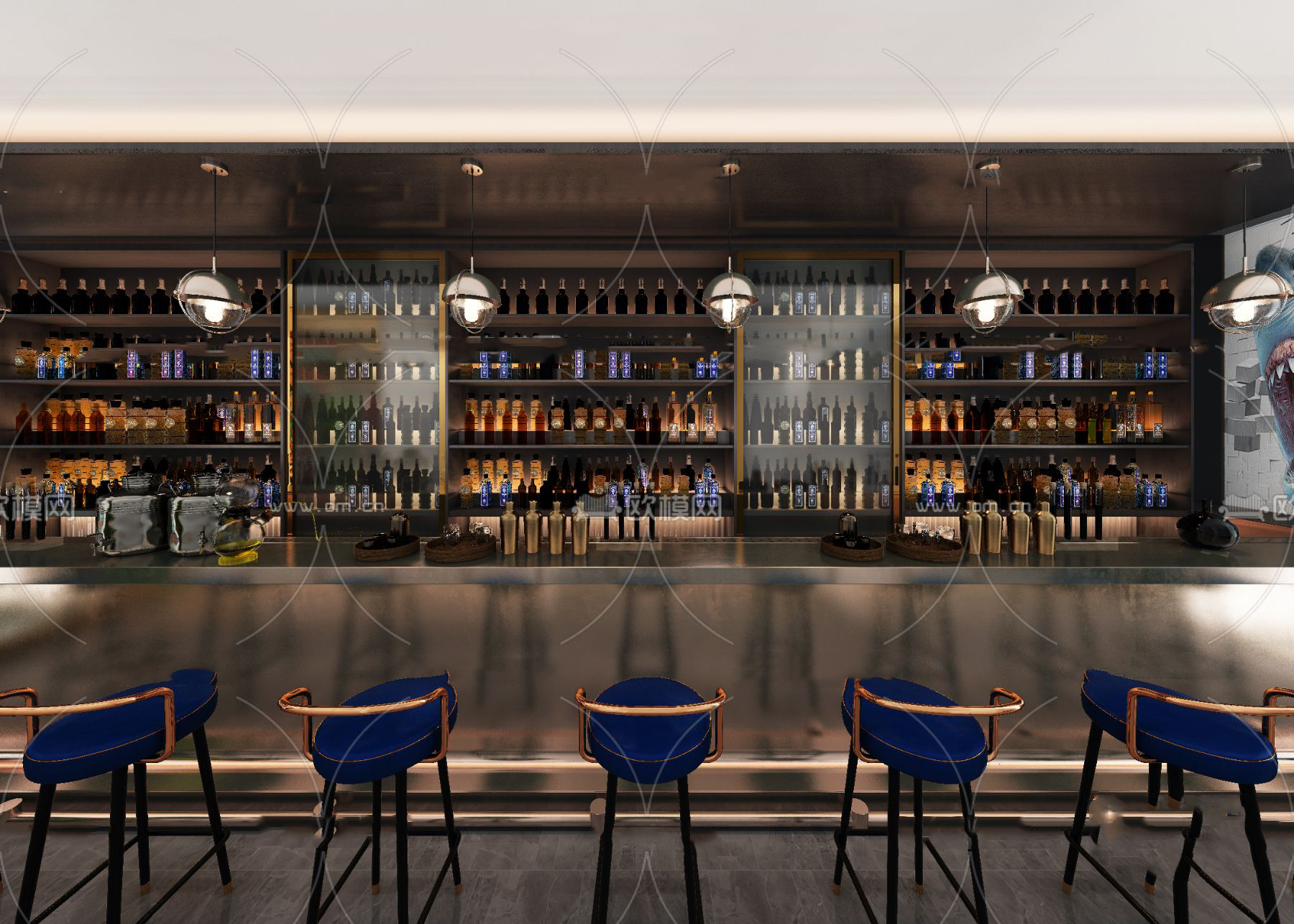 & 夜总会 设计氛围 轻奢主义 低调奢华 场景模型 休闲娱乐 ktv&酒吧&