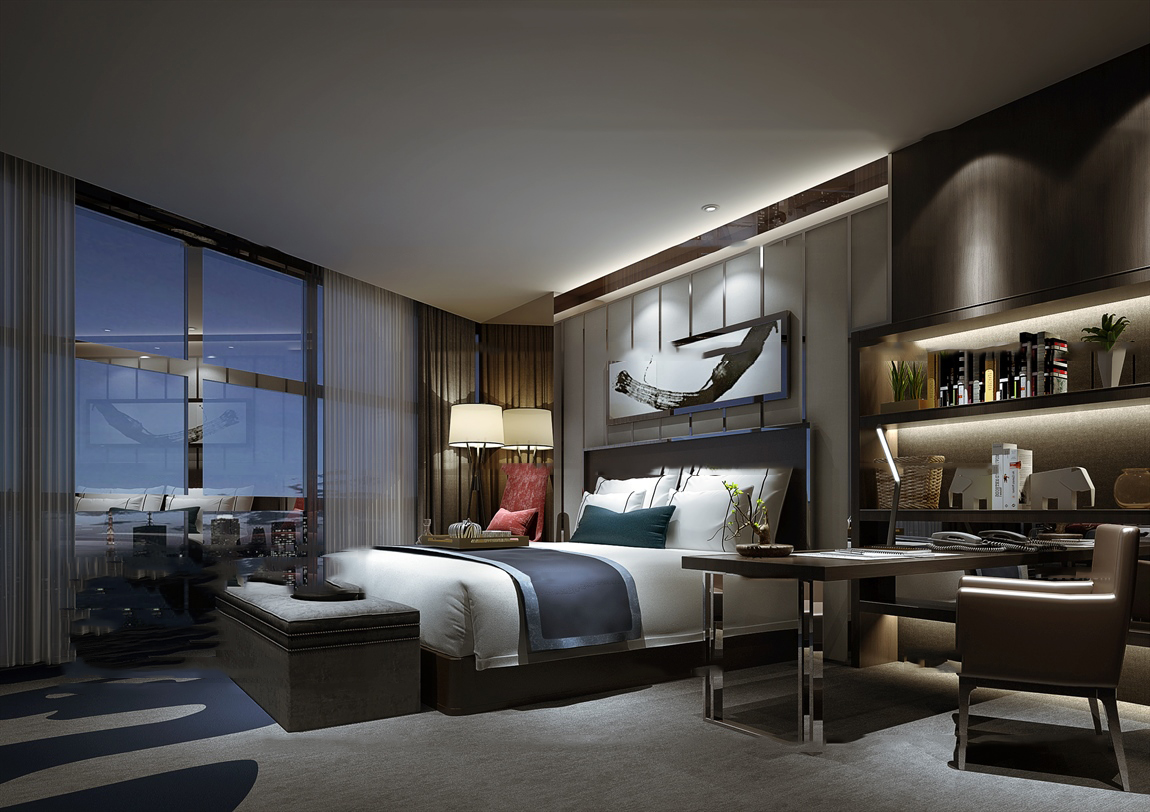 【名师联】后现代风格酒店套房141783