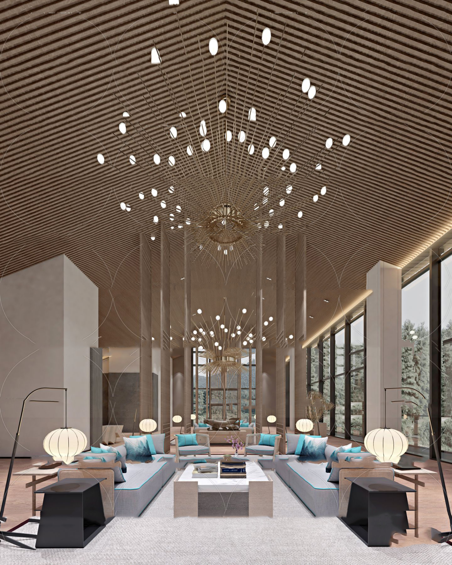 酒店设计 & 民宿设计 高端精品酒店 新中式风格 设计氛围 轻奢主义