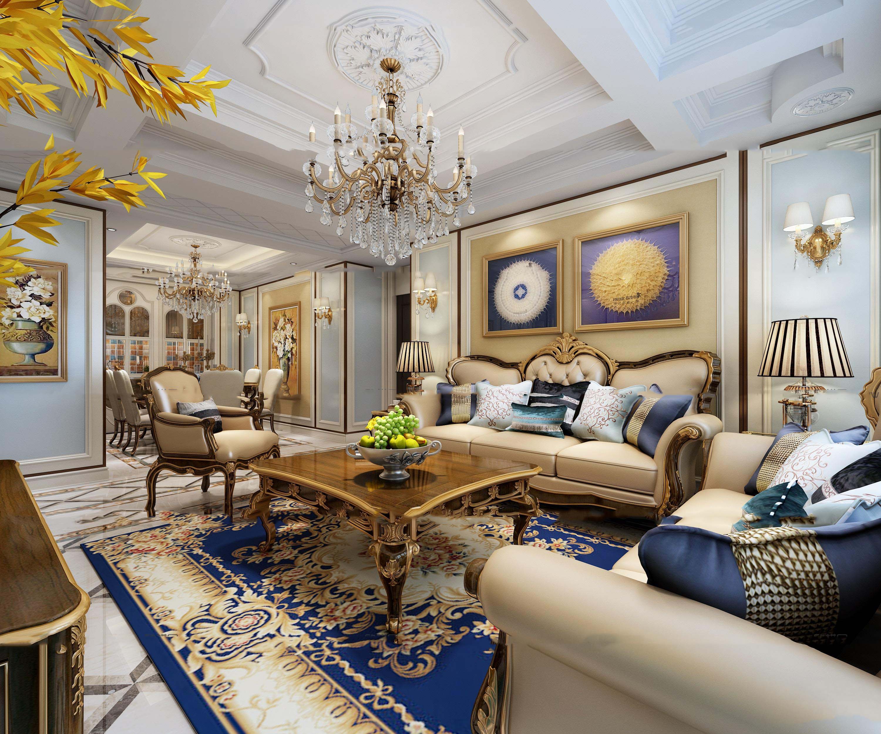 样板间&别墅豪宅&家装&公寓 家装&公寓设计 新古典风格 设计氛围 西洋