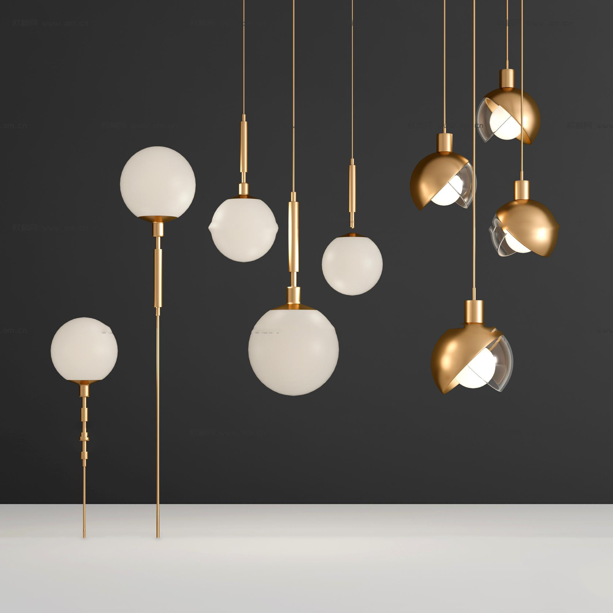 单体模型 灯具 吊灯