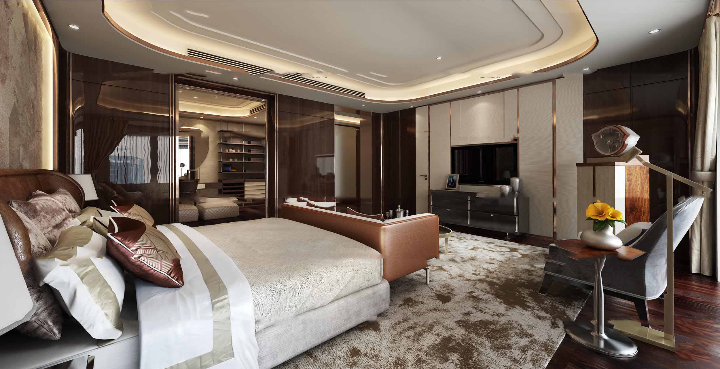 【名师联】梁志天港式酒店客房144423