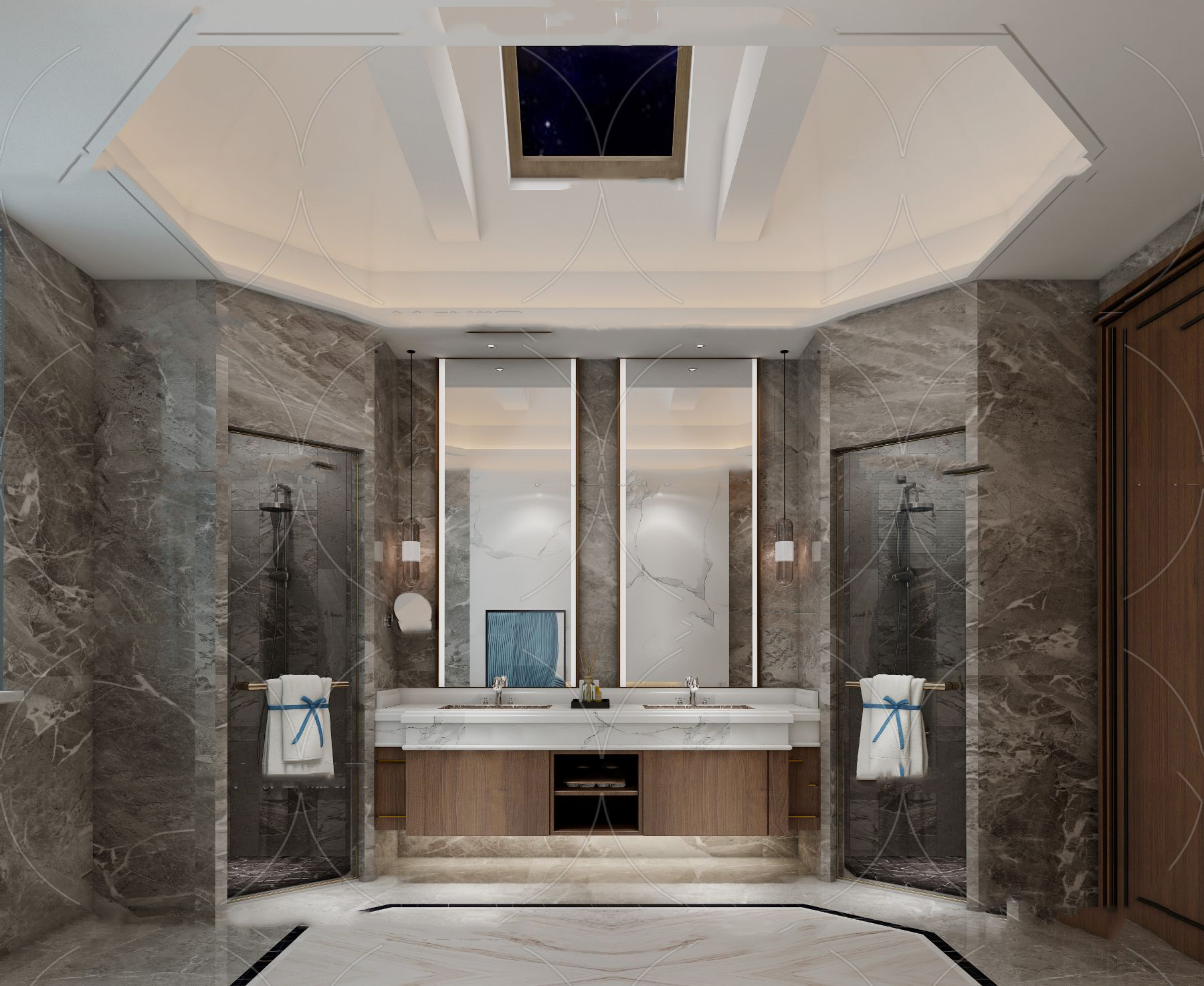 【名师联】现代酒店卫生间浴室165026