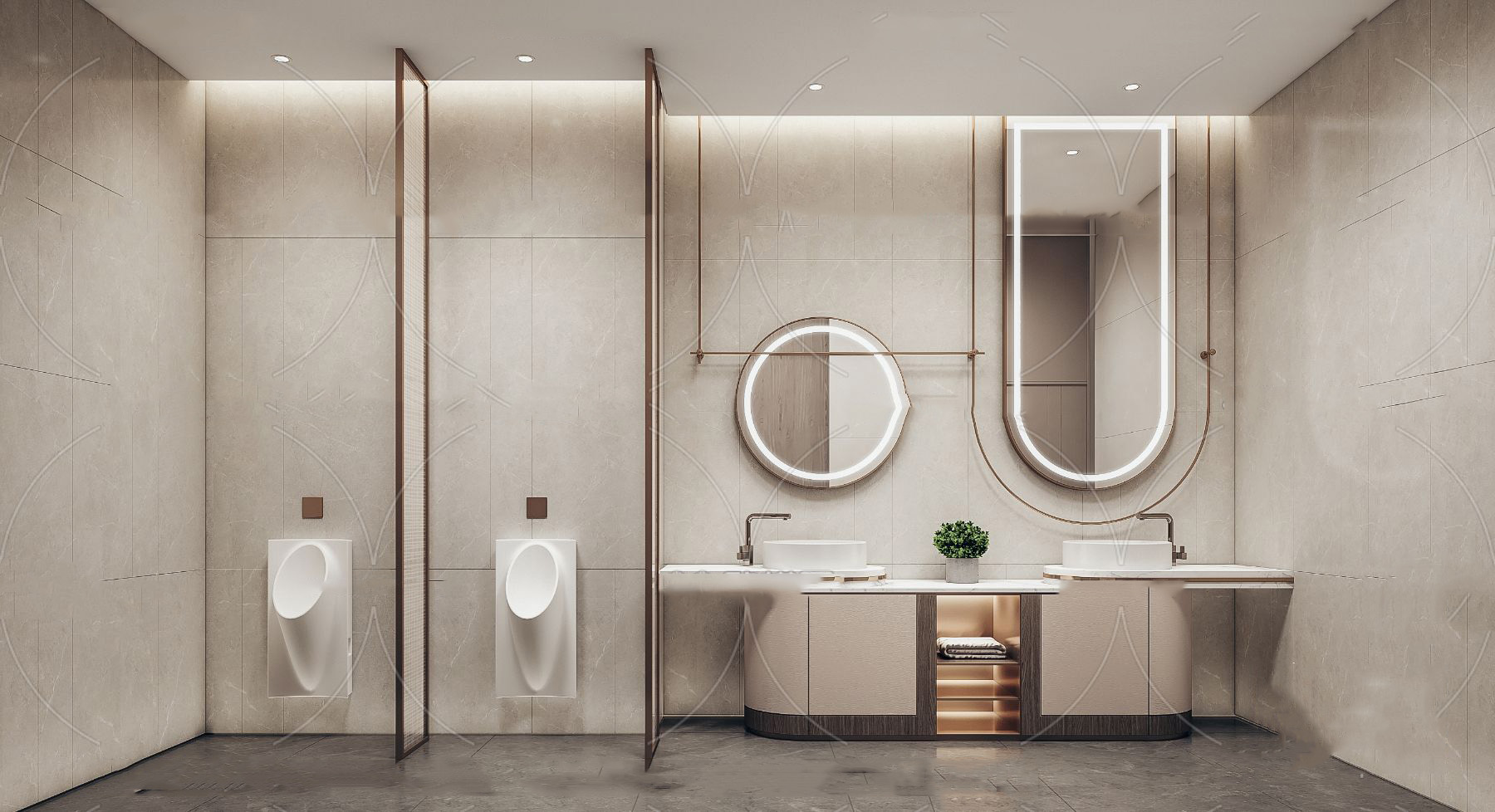 【名师联】现代公共卫生间166388