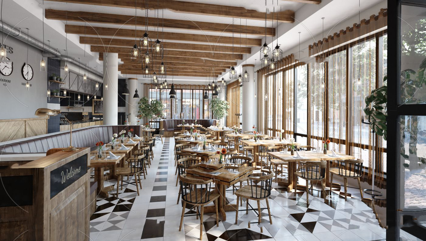 【名师联】美式西餐厅166417