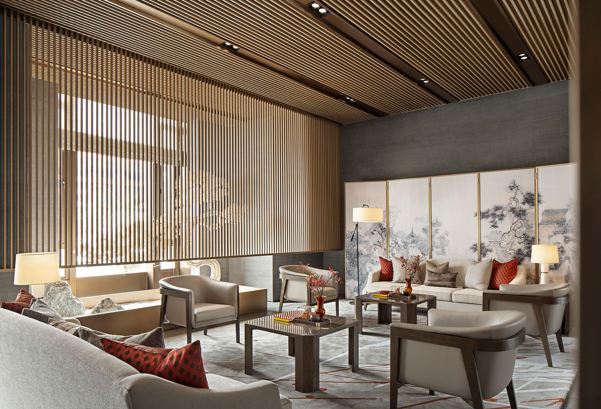 【名师联】新中式售楼处洽谈区4165723