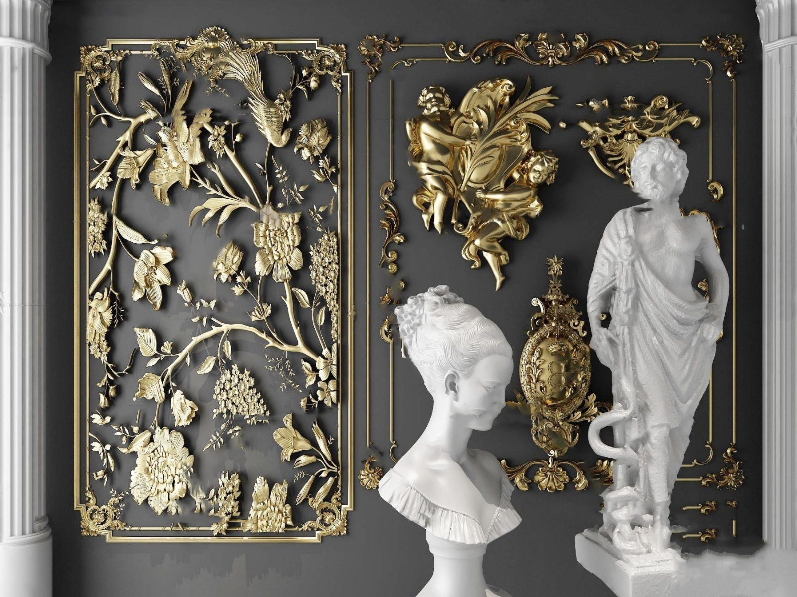 单体模型 陈设饰品 雕塑 石膏像 - 名师联智库-全球案例智能库