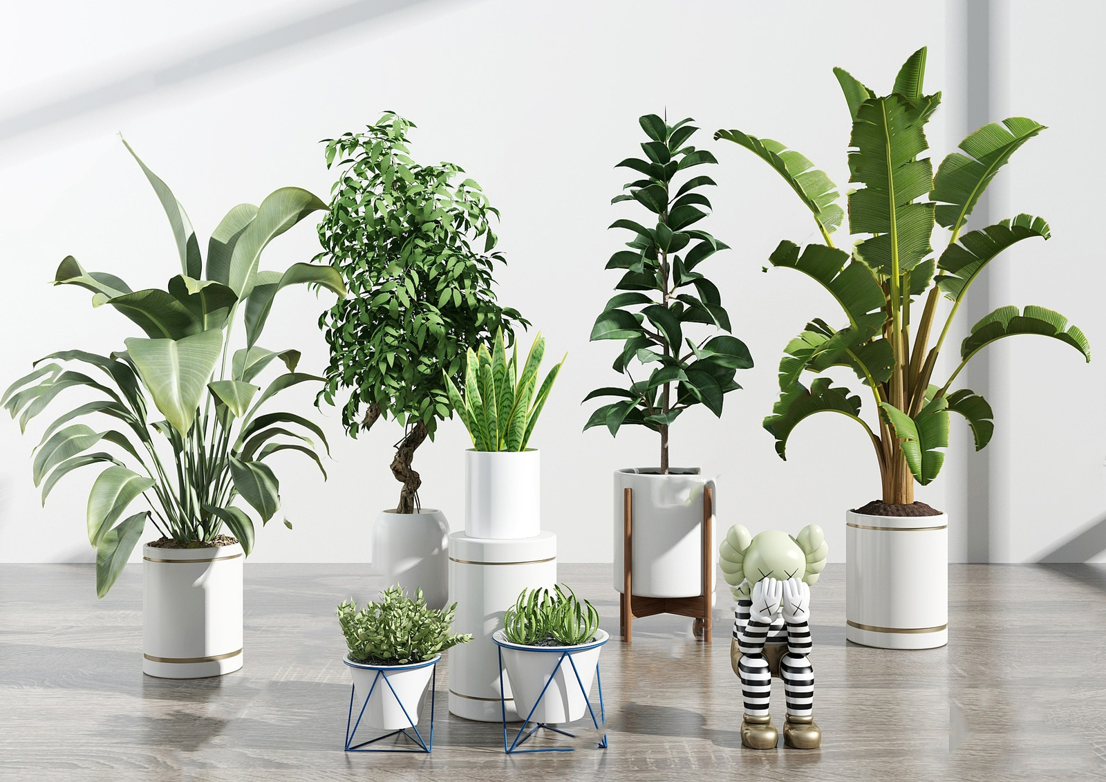 【名师联】现代绿植盆栽组合203943