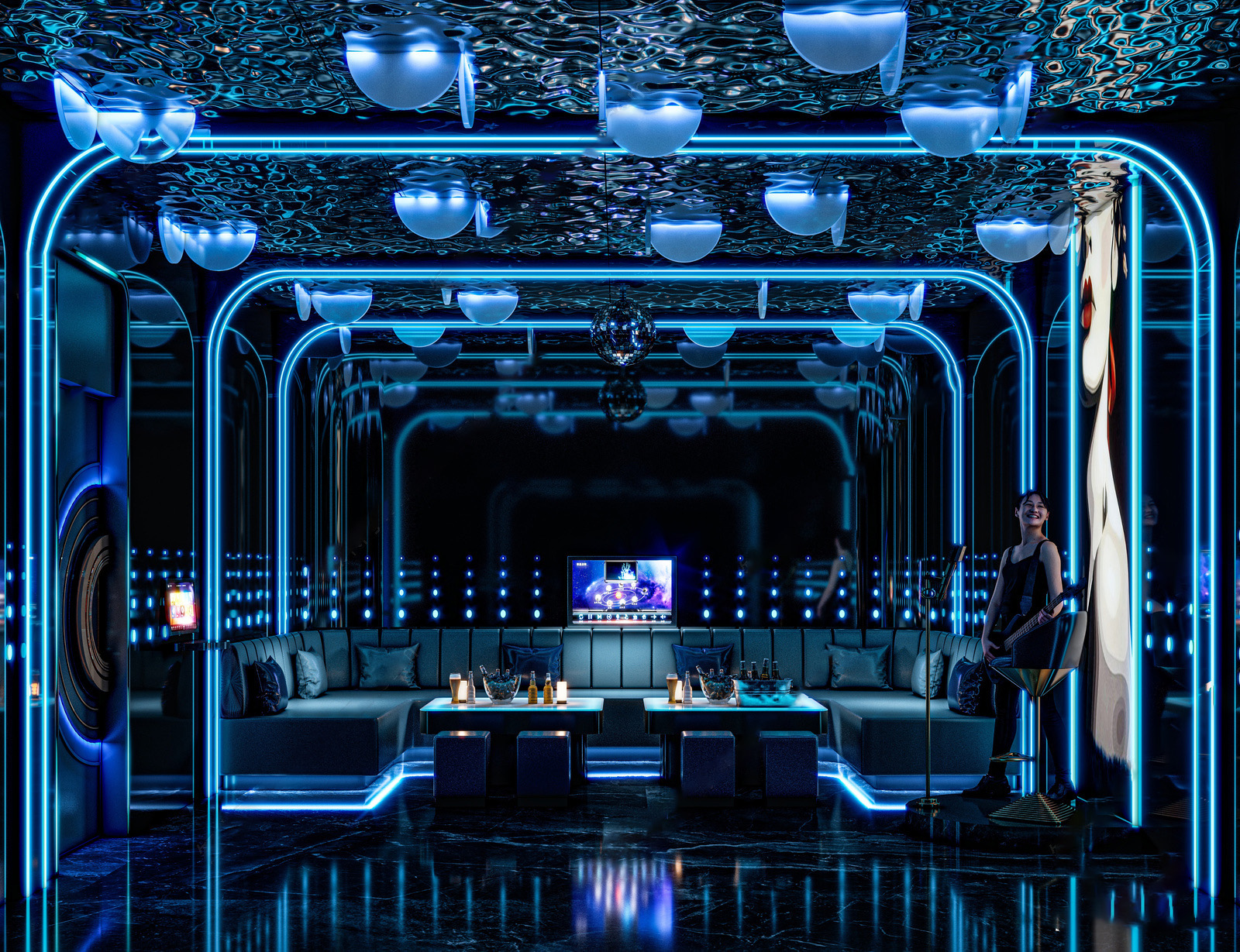 ktv & 夜总会 设计氛围 低调奢华 巴洛克&洛可可 场景模型 休闲娱乐