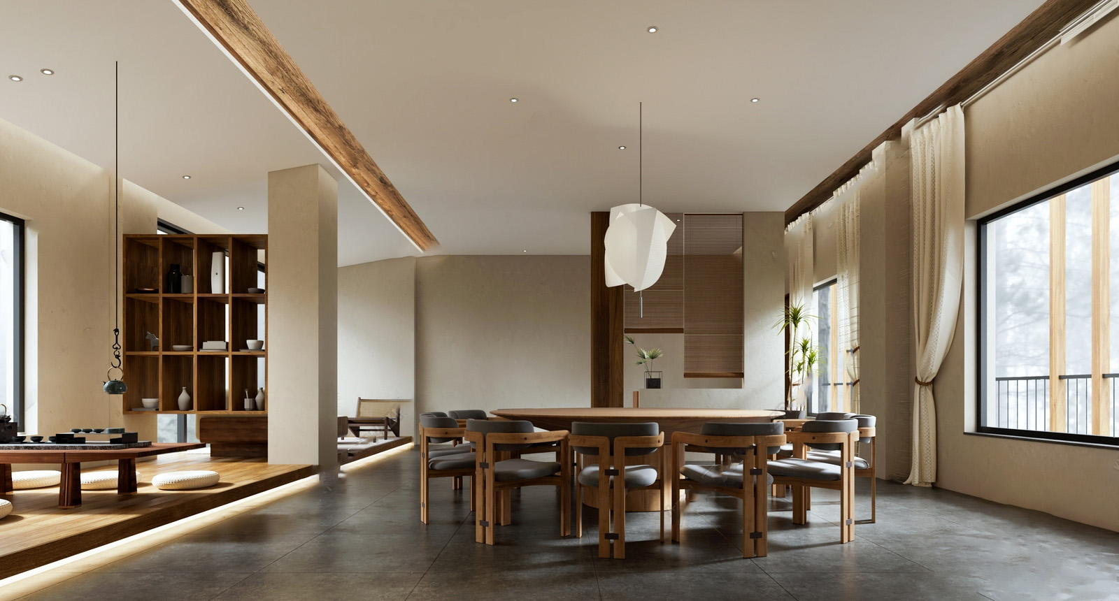 【名师联】侘寂餐厅包厢239527