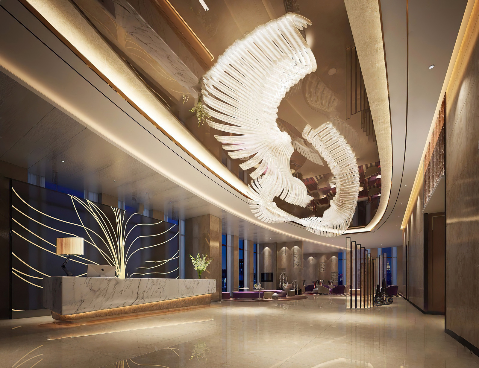 【名师联】现代酒店大堂238988
