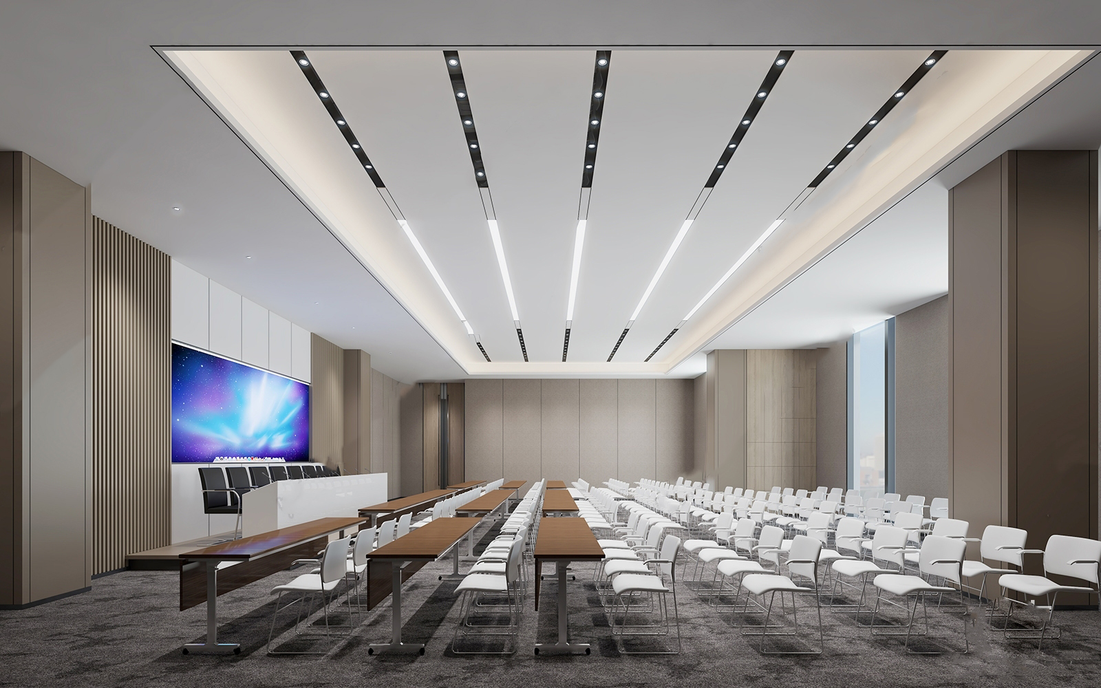 办公空间 现代风格 设计氛围 轻奢主义 场景模型 办公空间 会议室