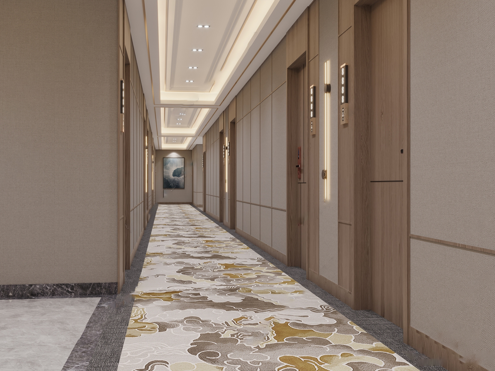 【名师联】新中式酒店过道249817