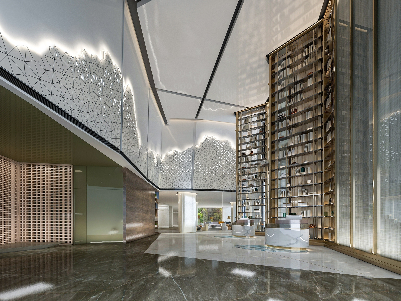 现代风格 设计氛围 休闲自然 原木风 场景模型 酒店 & 民宿 大堂 vr