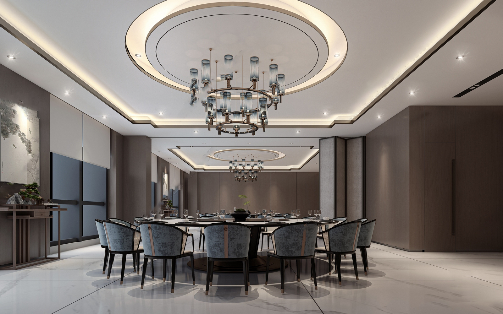 & 民宿设计 高端精品酒店 新中式风格 场景模型 酒店 & 民宿 包厢