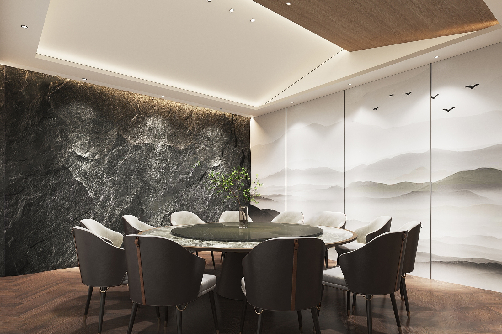 【名师联】新中式餐厅包厢253326